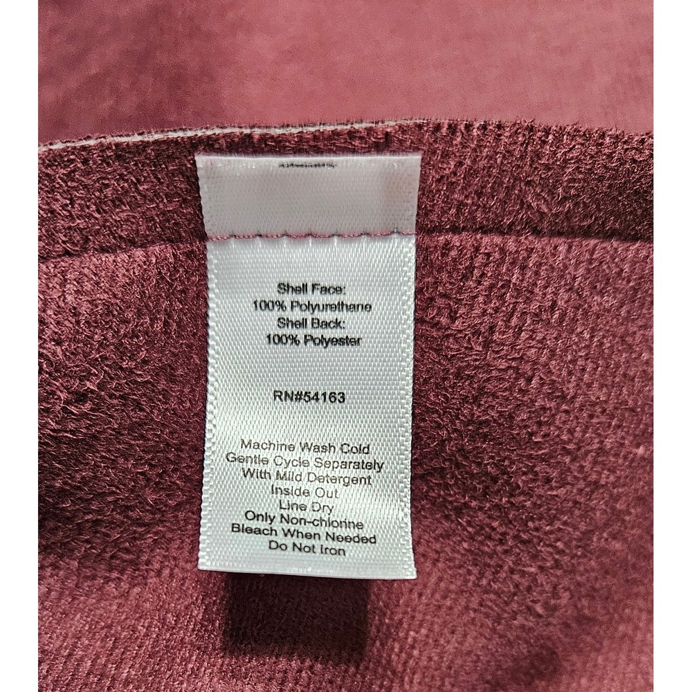 Marc New York Women Burgandy Faux Leather Midi Skirt Size XS - Picture 10 of 11